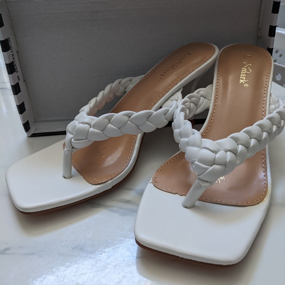 Brand New White Sandals